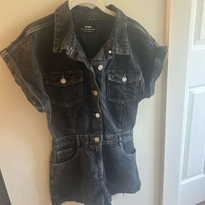 Cotton On Charcoal Denim Romper